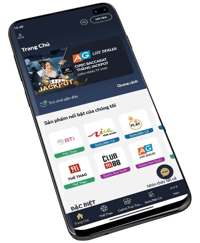 Giao diện thân thiện của vin77 app
